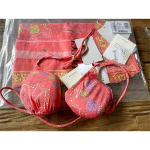 EMILIO PUCCI
Cotton Printed Pareo & Bikini Top